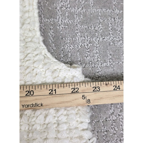 POL Open Front Cardigan Vest Sweater Ivory Chunky Tie Front Boho Size Medium - Picture 5 of 7